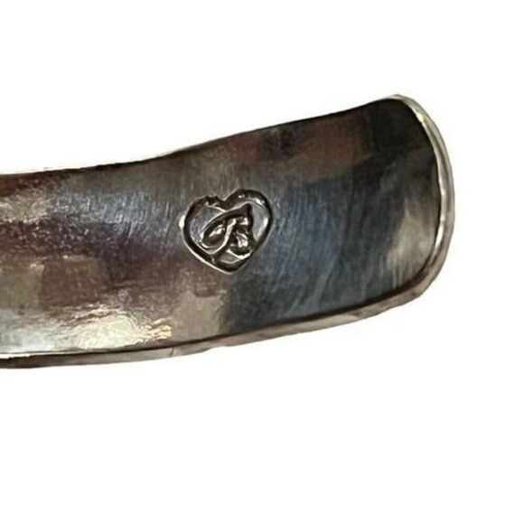 Brighton Silver-Tone SHINE Cuff Bracelet One Size w/ Gift Bag EUC - Picture 6 of 8